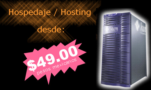 Hospedaje  Hosting desde 69 pesos mensuales